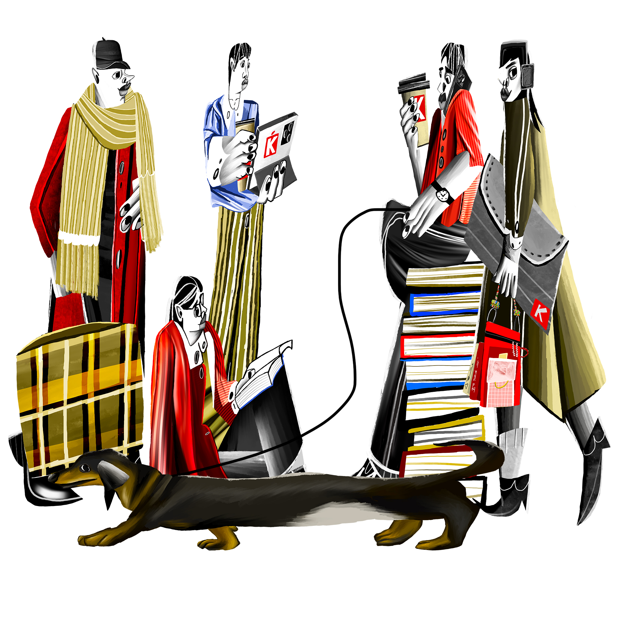 KOOPERATIV Codworking Campaign Illustration